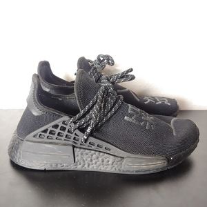 AUTHENTIC ADIDAS X PHARRELL HUMAN RACE NMD  "BLACK"  SHOES MEN'S US 5.5